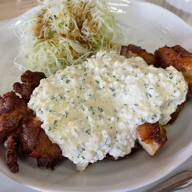 チキン南蛮定食(猫まんま)