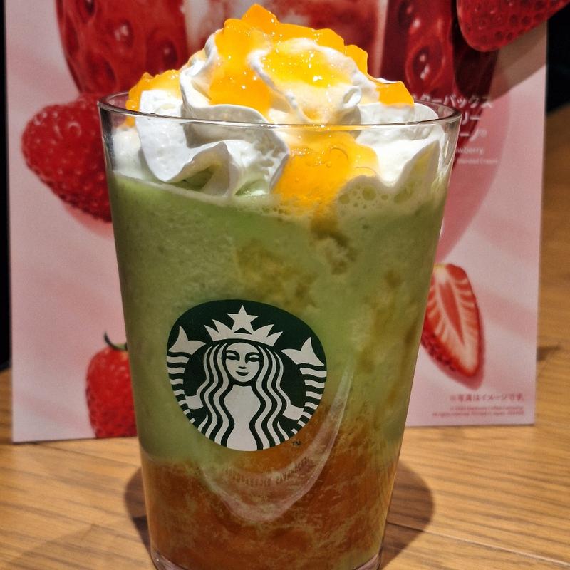 もっとGOHOBIメロンフラペチーノ(スターバックス コーヒー イオンタウン伊賀上野店)