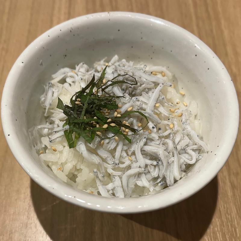 しらすごはん(和歌山らーめん きのかわ軒)