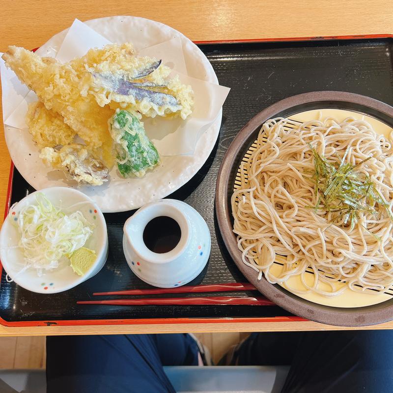 鮎天ざるそば(道の駅 常陸大宮 かわプラザ )