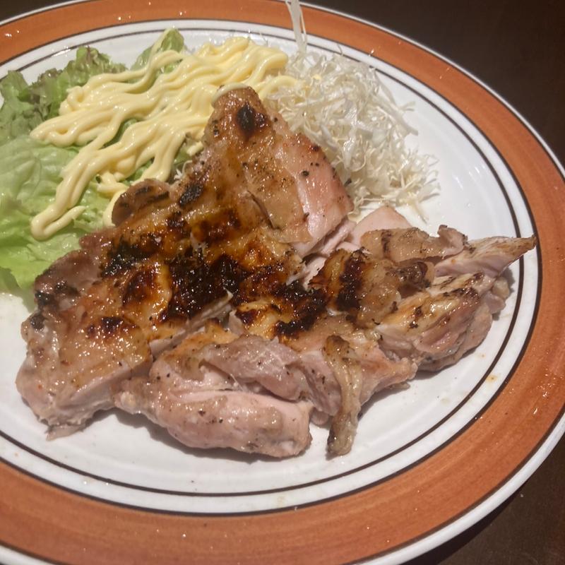 鶏もも炭火焼き(五十三萬石)