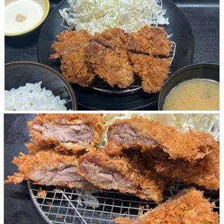 牛かつ定食(松のや 大和店)