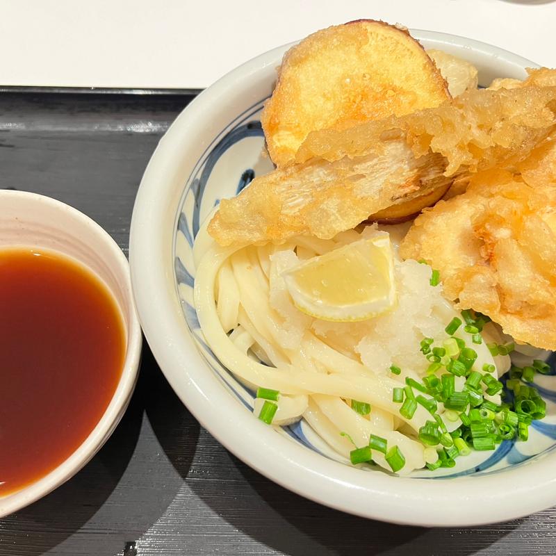 かしわ天つけうどん(谷や )