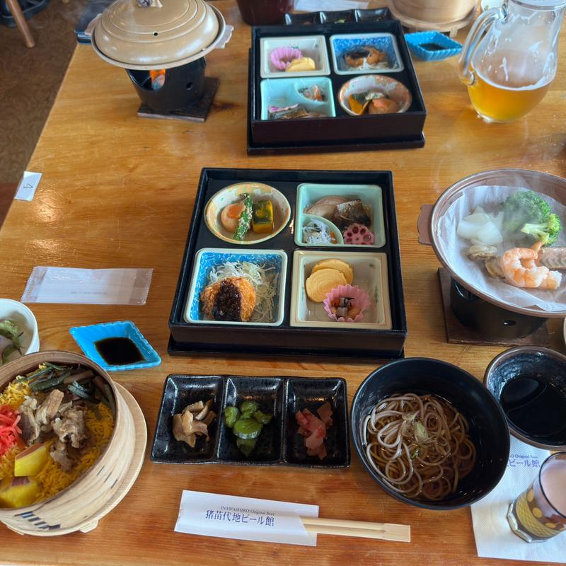 昼ランチ(猪苗代地ビール館 )