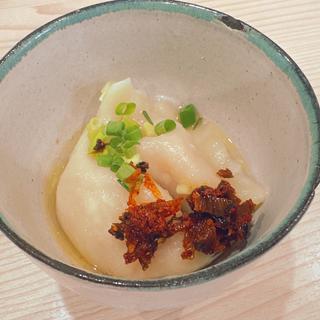茹で餃子2個(ラーメン専科 竹末食堂)