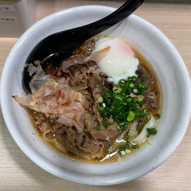 温玉肉きしめん(大須きしめん)