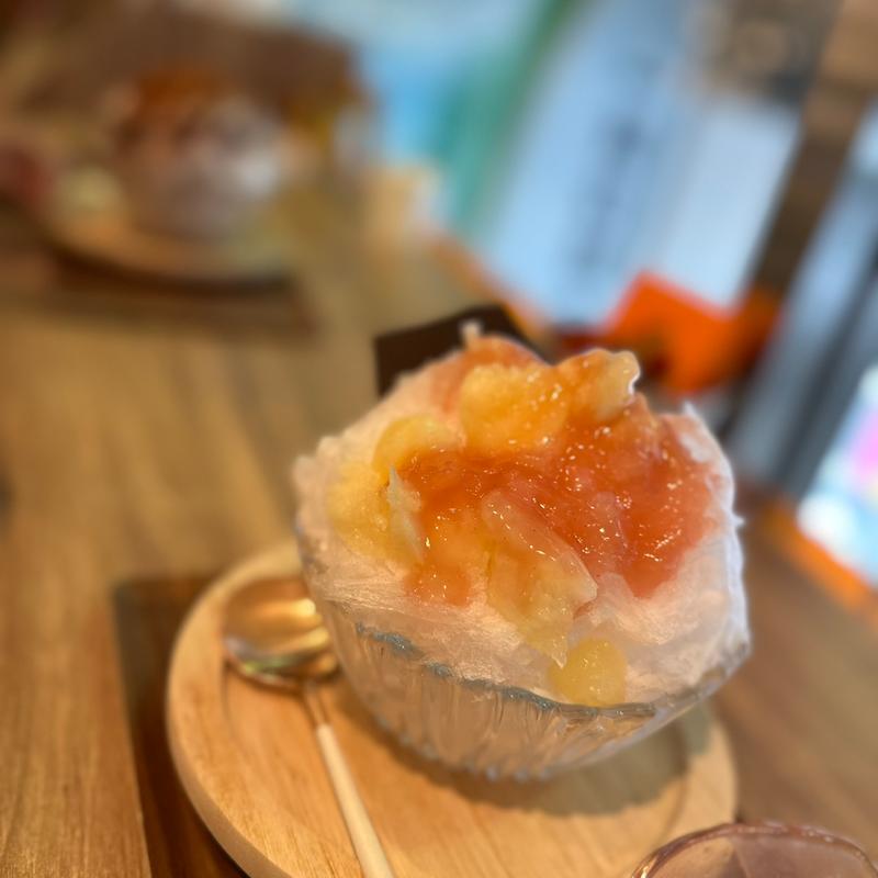 GAKUふんわりかき氷(信州ショコラトリーGAKU)