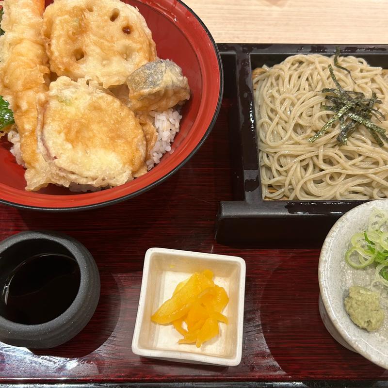 天どんセット(蕎旬 立川店)