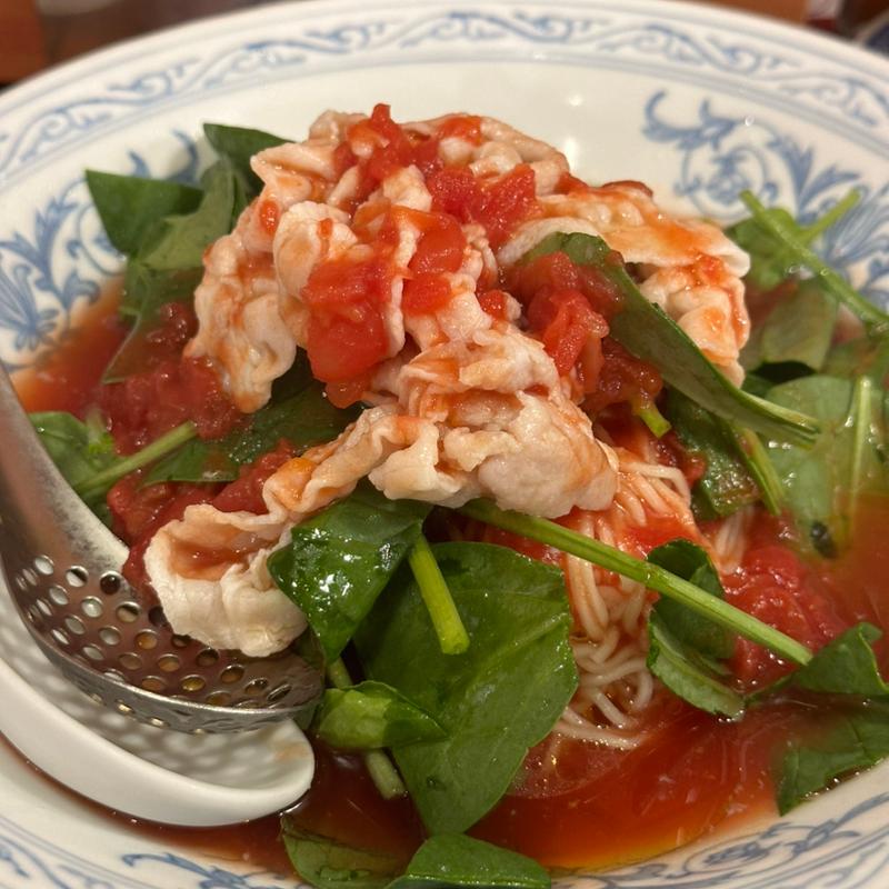 冷やしトマト麺(中国ラーメン揚州商人 立川店)