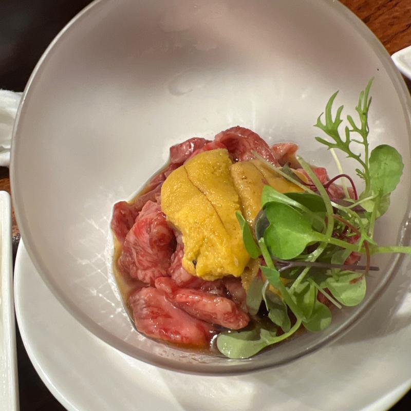 ユッケ(焼肉トラットリア西山)