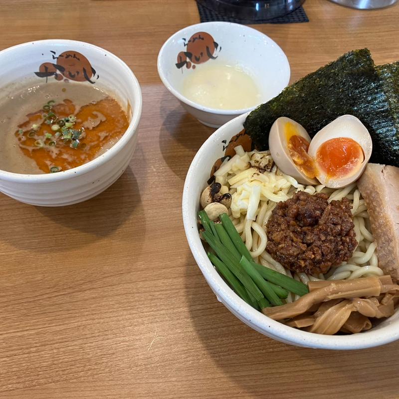 かいじの濃厚担々つけ麺 (限定)(らーめんかいじ 泉店)