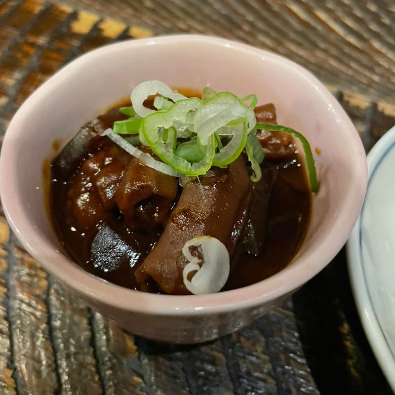 じっくり煮込んだどて煮(我楽多文庫 昭和ビル店)