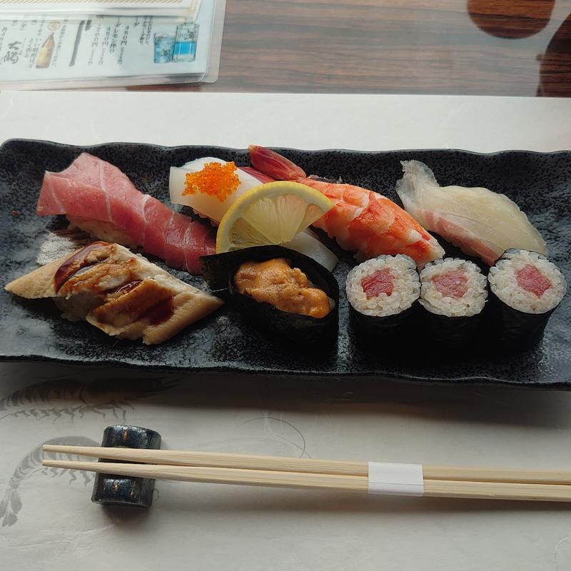 上にぎりランチ(門司港 鮨の蔵)