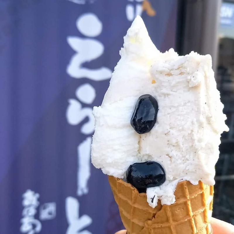 丹波の黒豆アイス(道の駅丹波おばあちゃんの里)