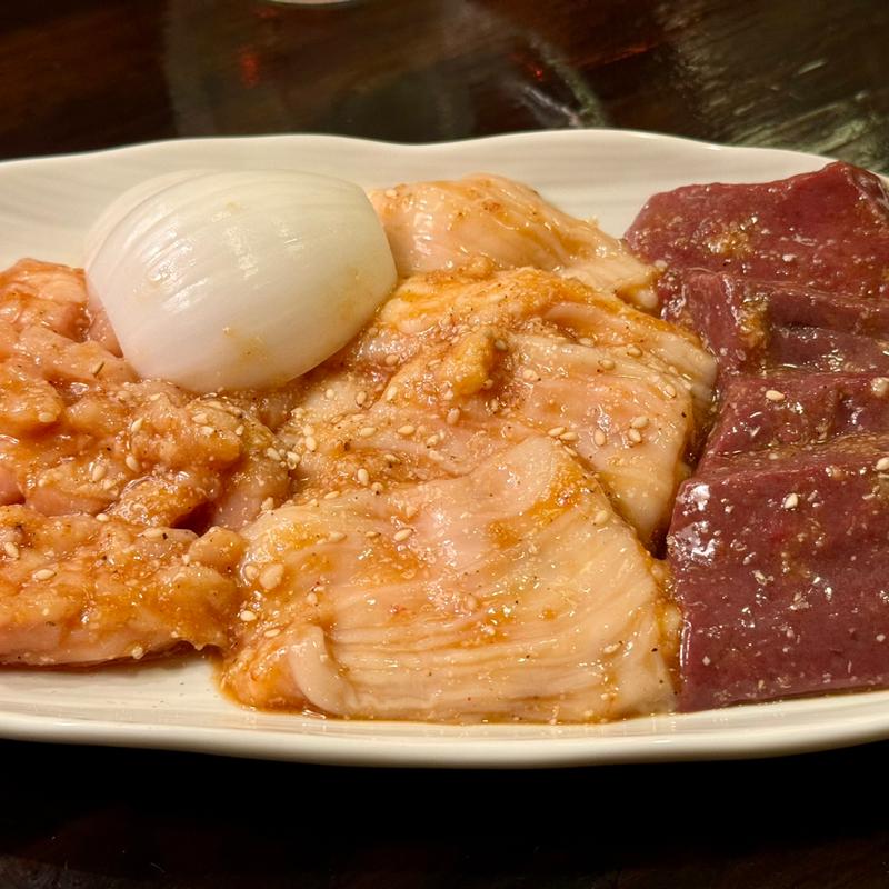 3点盛り(炭小屋 仙台駅東口店 （【旧店名】 仙台ホルモン　）)