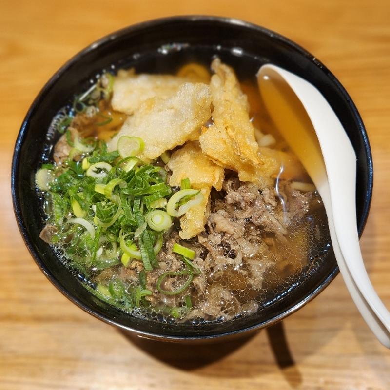 肉ごぼううどん(うどん平)