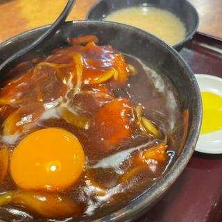 カツカレー丼(信濃庵)