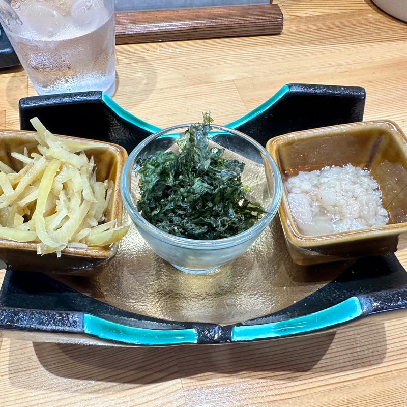 トッピング（背脂、生姜、岩のり）(魚介豚清湯 成り屋)