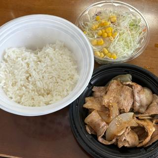 スタミナ豚バラ炒め定食(松屋 立川柴崎町店 （まつや）)