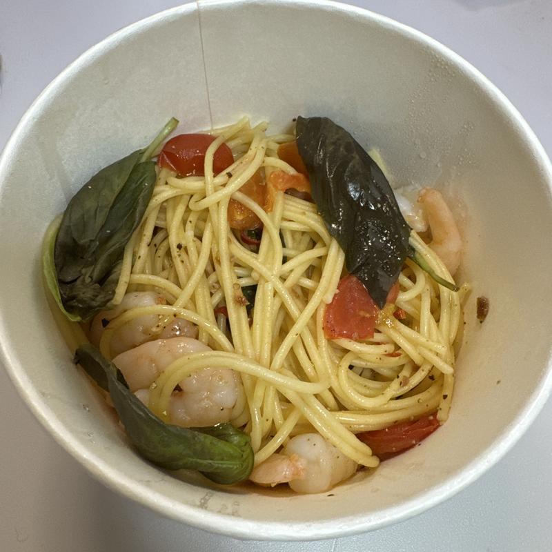 海老とフレッシュバジルのパスタ(RIGOLETTO SHORT HILLS)