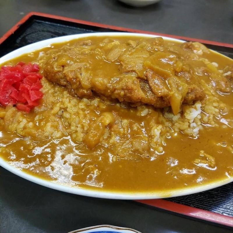 カツカレー 大盛(まつや食堂)