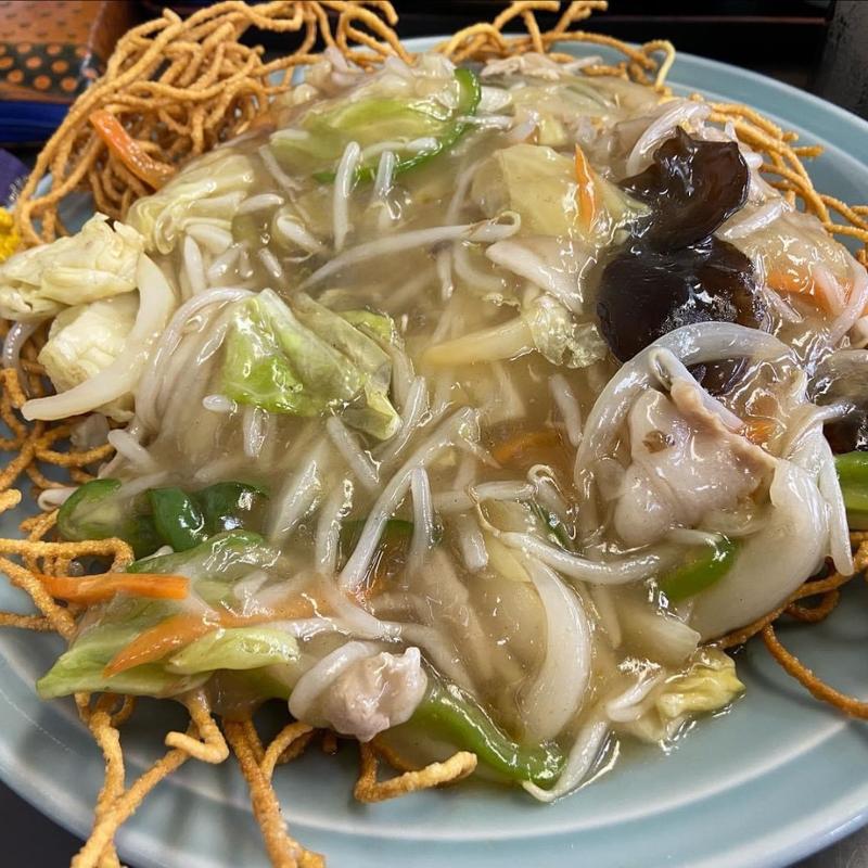 かた焼きそば(まつや食堂)