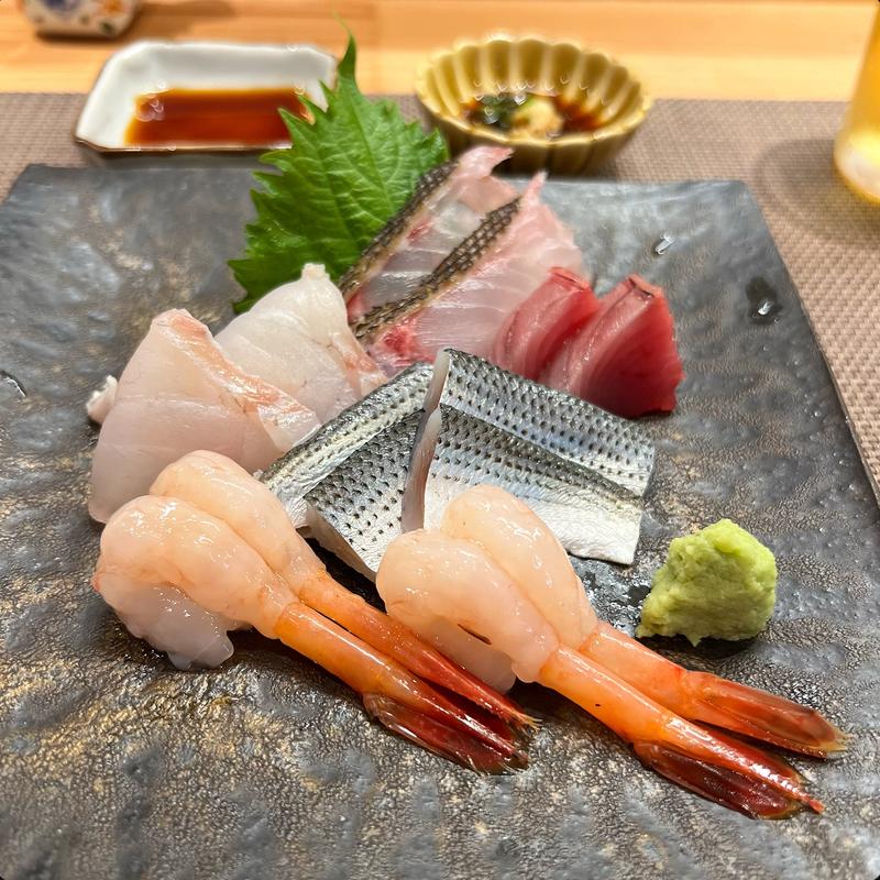 刺身盛り合わせ(鮨と酒ことほぎ)