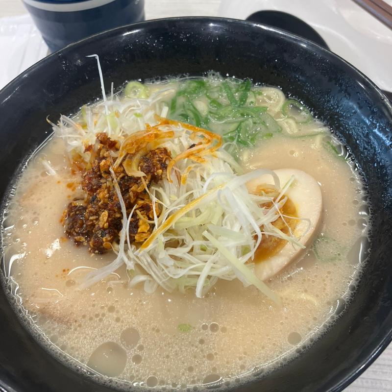 博多とんこつラーメン+旨辛ネギ(はま寿司 日立鹿島店 )