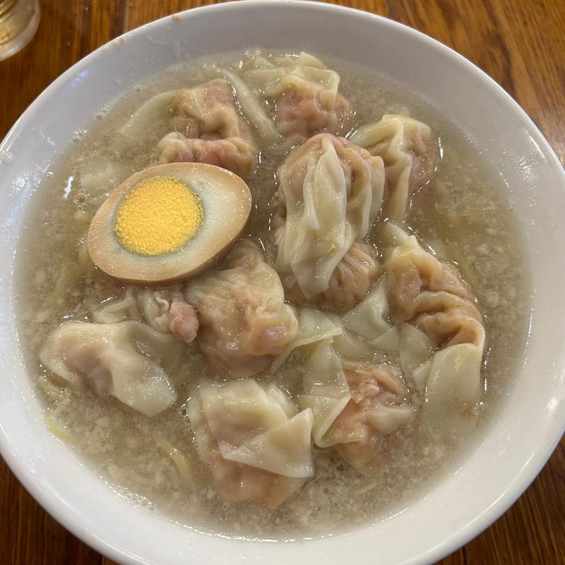 粗挽き肉汁雲呑(広州市場 五反田店)