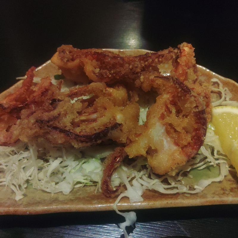 イカゲソの唐揚げ(たらくや)
