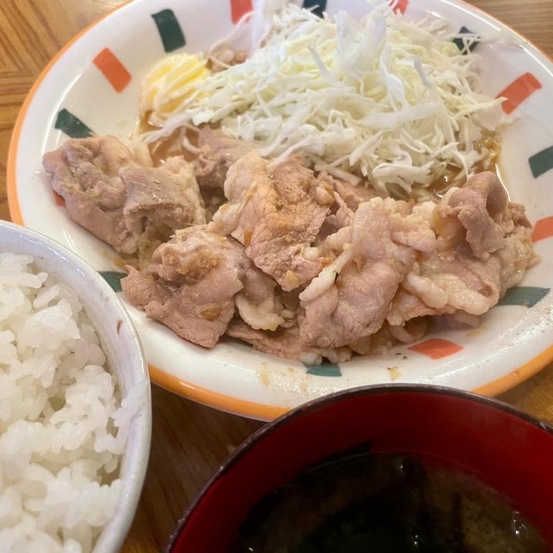 しょうが焼き定食(みゆき食堂)
