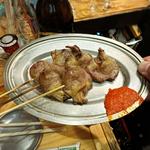 鶏ハツ串（2本）(大衆酒場 チャン栓チャン)