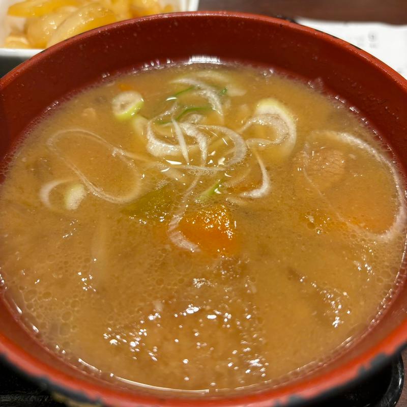 とん汁(吉野家 聖蹟桜ヶ丘駅店)