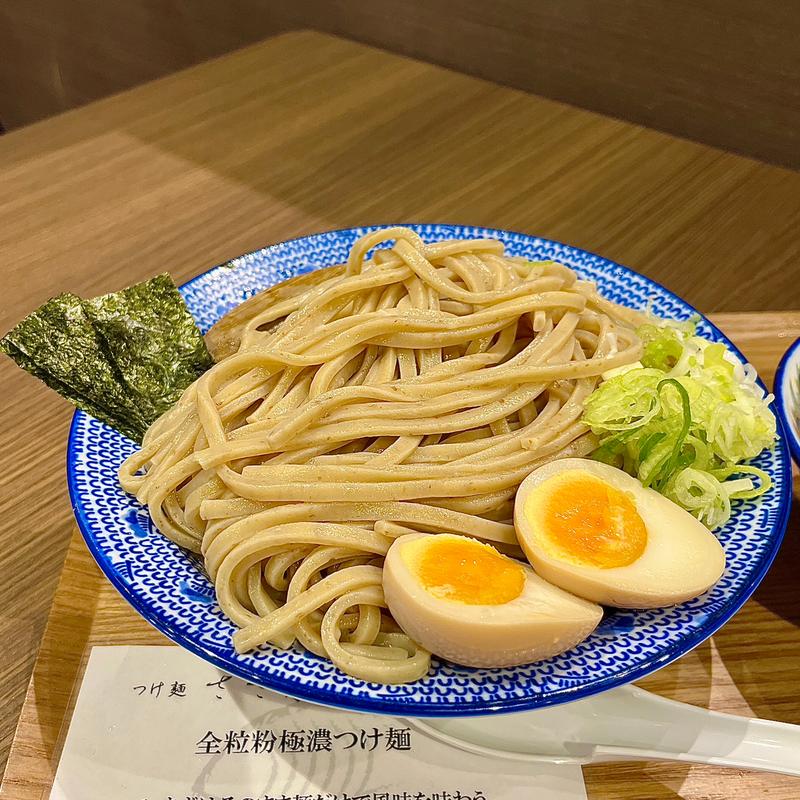 全粒粉極濃つけ麺 海苔たまご(つけ麺 ささ木 イオンモール長久手店)