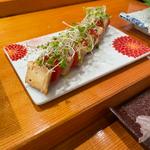 いぶりがっこチーズトマト