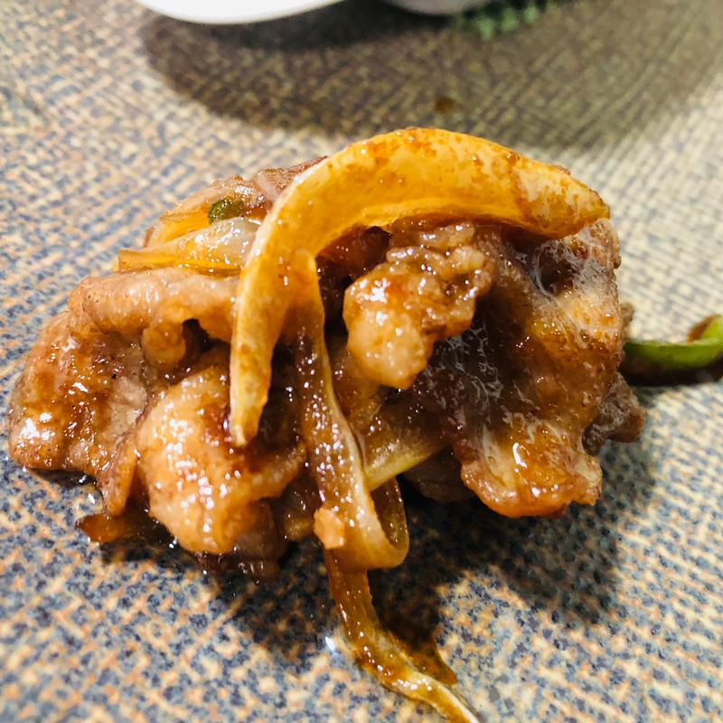 焼肉_洋食プレートセット(洋食レストランキッチンいのうえ)