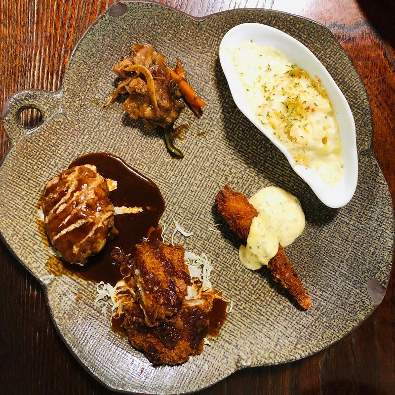 洋食プレートセット(洋食レストランキッチンいのうえ)