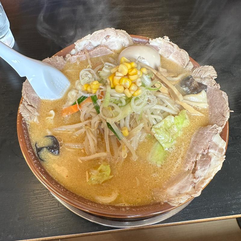 ごまみそラーメン チャーシュー 味玉TP(煮干中華あさり)