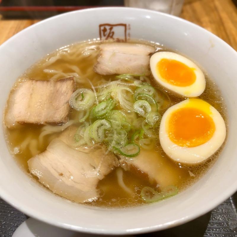 味玉ラーメン(喜多方ラーメン 坂内 石川町店)