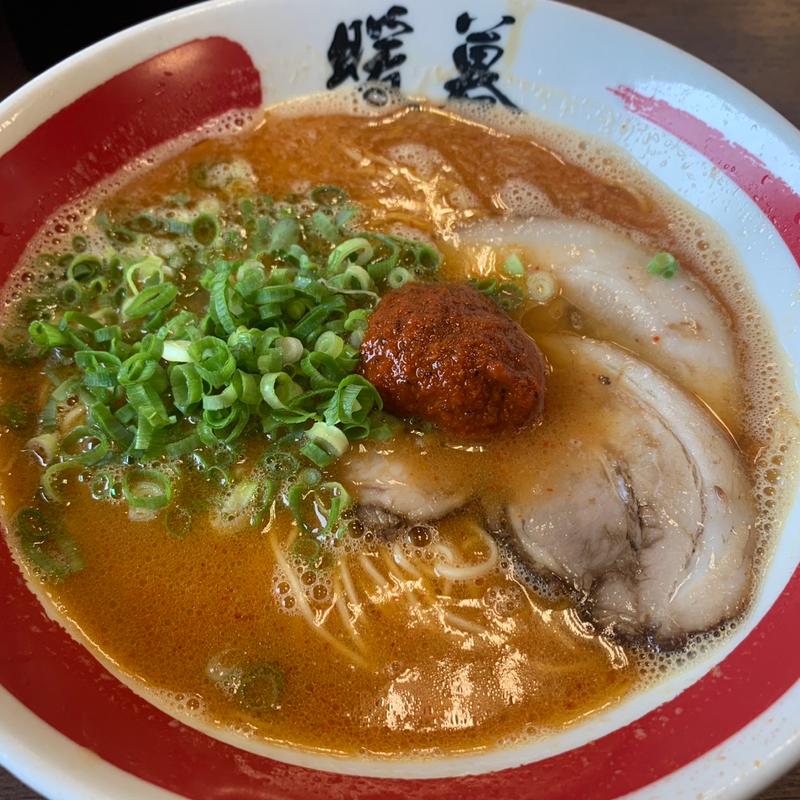 烈火ラーメン(とんこつラーメン 暖暮 トリアス久山店)