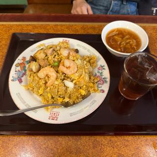 チャーシューゴロゴロカレー炒飯(中国飲茶 楼蘭)