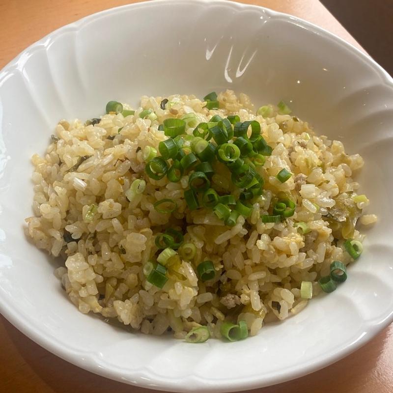 高菜半チャーハン(味処 さん田)