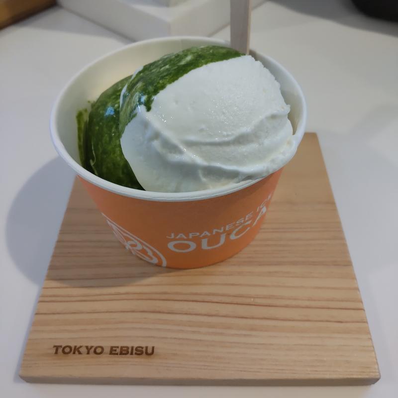 抹茶アフォガート(JAPANESE ICE OUCA ジャパニーズアイス櫻花)