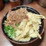 肉ごぼう天うどん(立花うどん（久留米）)