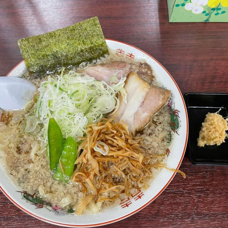 あごだしラーメン 小 ネギ増し(太平楽　六丁の目店)