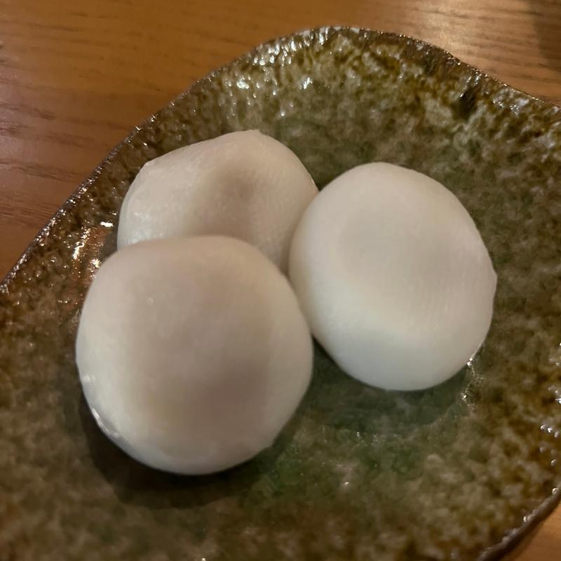 みたらしとあんこの団子(いにしえの宿 伊久（いきゅう）)