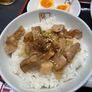 わさび醤油の焼豚ご飯(喜多方ラーメン 坂内 天神大名店)