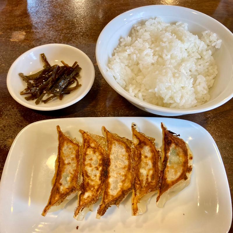 焼き餃子 半白飯(那須豚餃子 蔵鋤 )