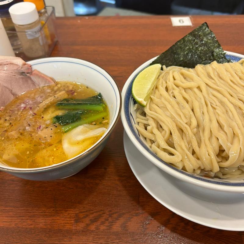 特製鰹昆布水つけ麺(塩)(中華そば 千乃鶏（センノトリ）)