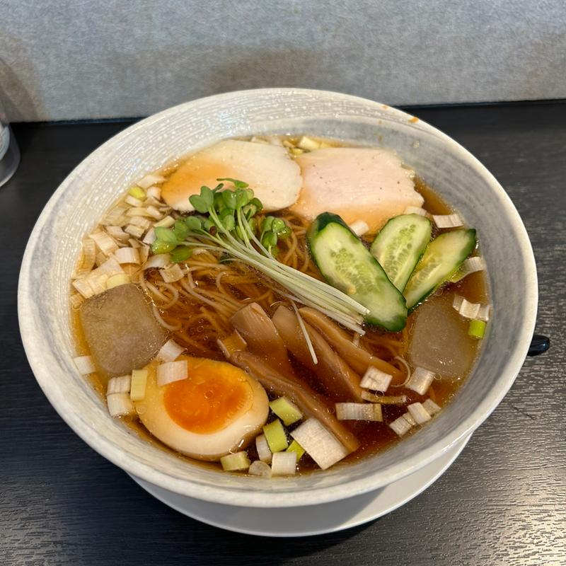 冷やしラーメン 醤油(麺屋 まるたけ)